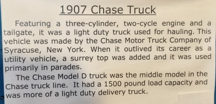 1907 chase truck label